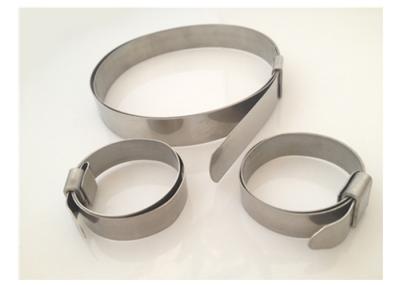 Natural Color Stainless Steel Wire Locking Ties Strong Tensile Strength