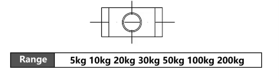 S Type Load Cell 50kg Weighing Sensor Scale 5 to 10V Load Cell for 3c Product Testing
