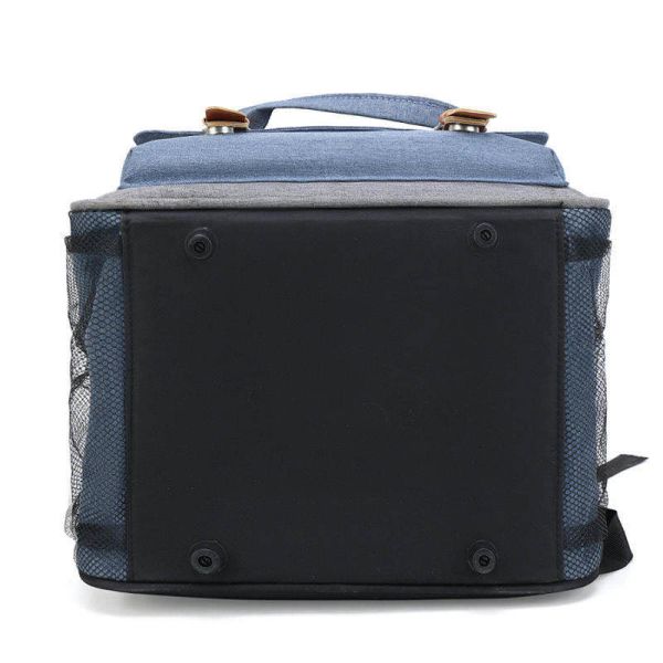 Large Opening Pet Carrier Backpack – Breathable, Durable Denim for Cats & Small Dogs (OEM/ODM)