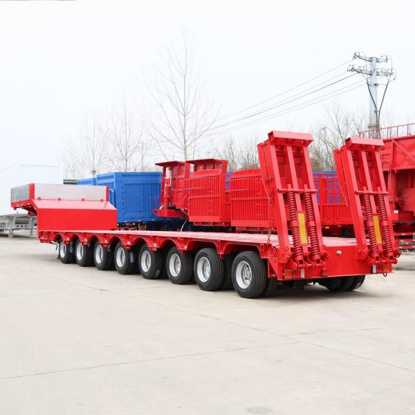 Flatbed 3 Axles 40FT Container Semi Trailer for Container Transportation