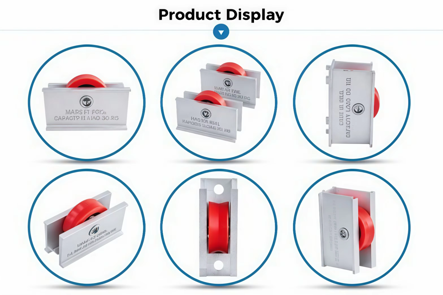 UPVC Window Fit Single Wheel Type Factory Direct Sliding Door Roller and Window Roller for Hardware Wholesale