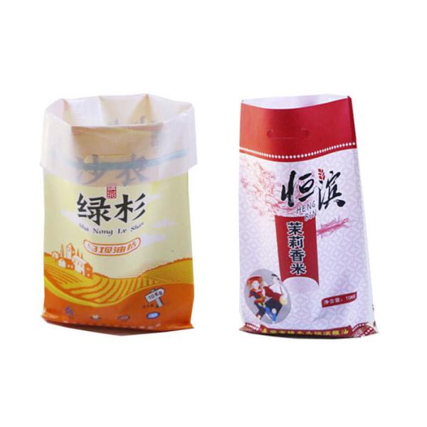 Tough BOPP Laminated PP Woven Bags With Window Environmental Friendly