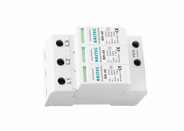 40KA Power Pluggable AC Type 2 Surge Protection Device