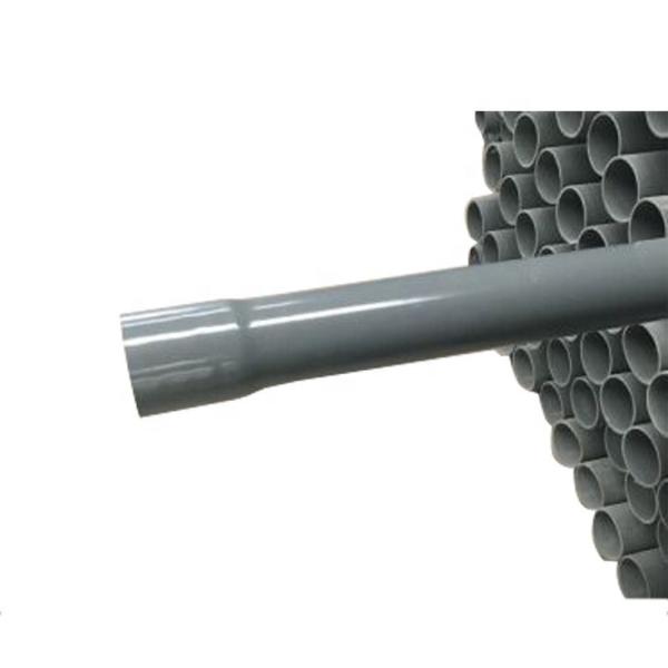 ISO Standard Grey 20mm PVC Water Supply Pipe and Fittings for Plumbing Installations