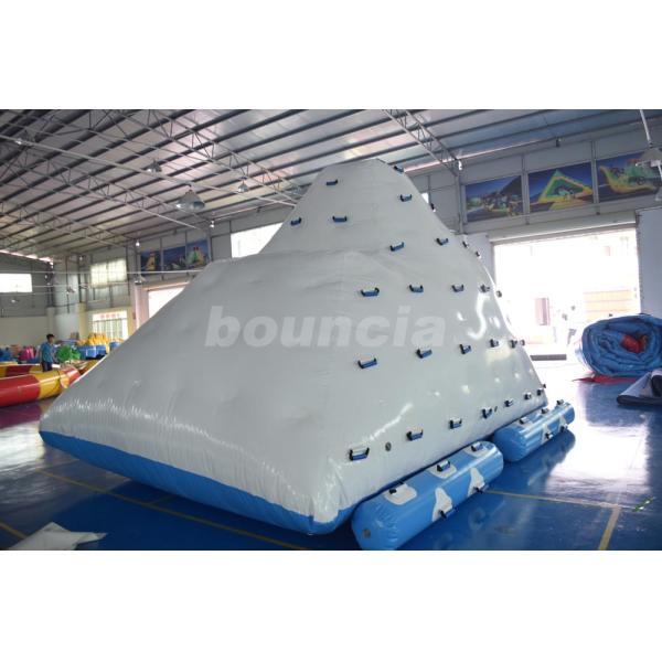 Commercial Inflatable Water Iceberg / Inflatable Aqua Iceberg For Lake