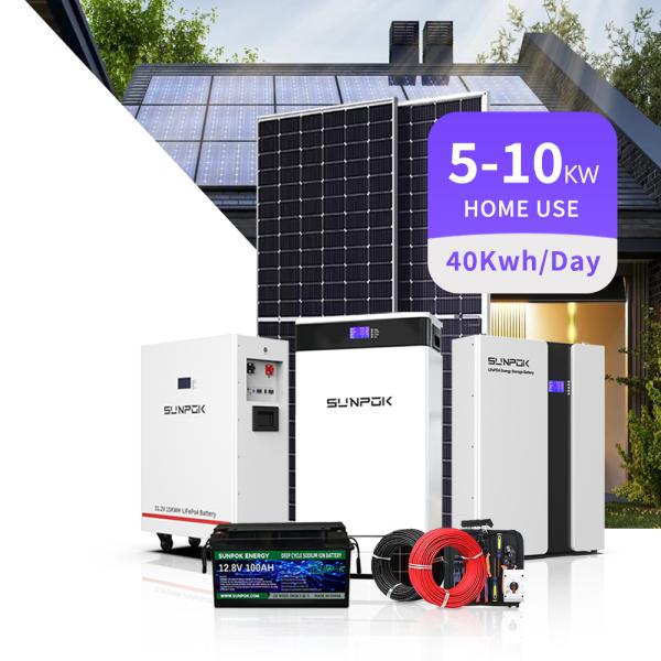 Kit de module domestique 15 kW 10 kW 12 kW 10 kVA 20 kW Panneau solaire Ensemble générateur solaire photovoltaïque sur réseau 15 kW