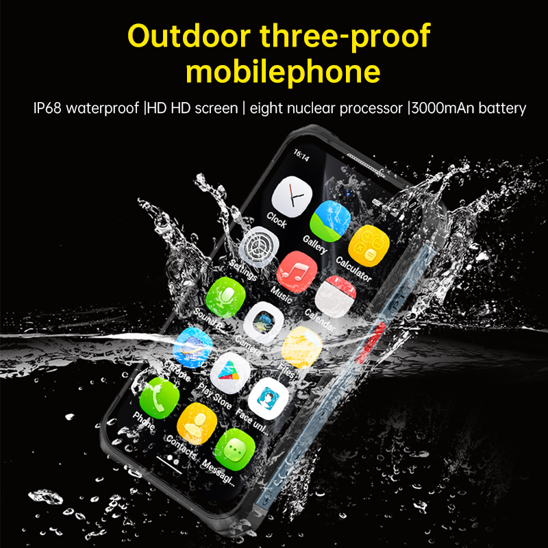 MAXO 4G Mini Smartphone with Temperature Range of -10C to 50C for Any Environment and Longevity