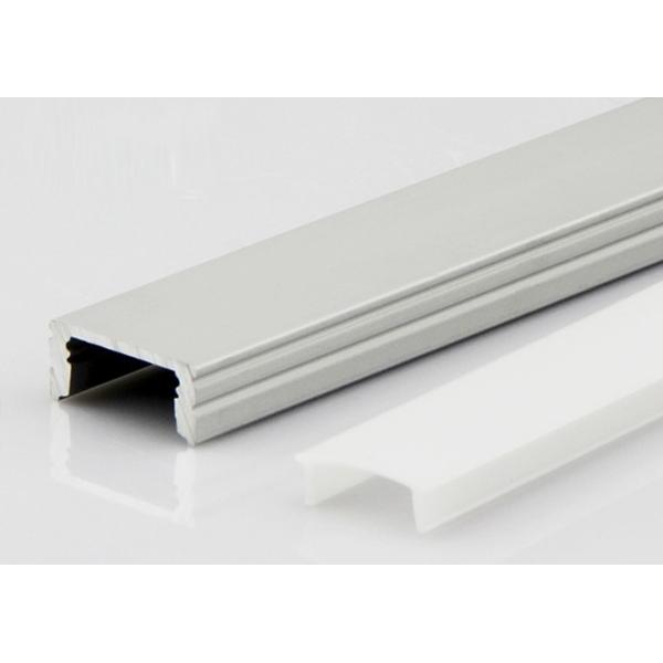 Corner Mounted Anodized Silver / Black Led Aluminium Profile For Light Strip