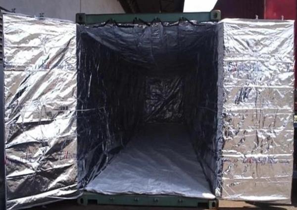 4mm Thickness Insulated Pallet Cover Tear Resistance For Protecting Goods