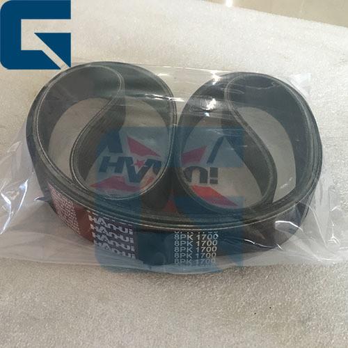 Pc200-8 ceinture de moteur de la pelle 8pk1700
