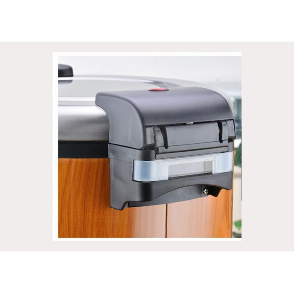 20L Commercial Kitchen Equipments / Electrical Rice Cooker With Stainless Steel / Wood Grain Body