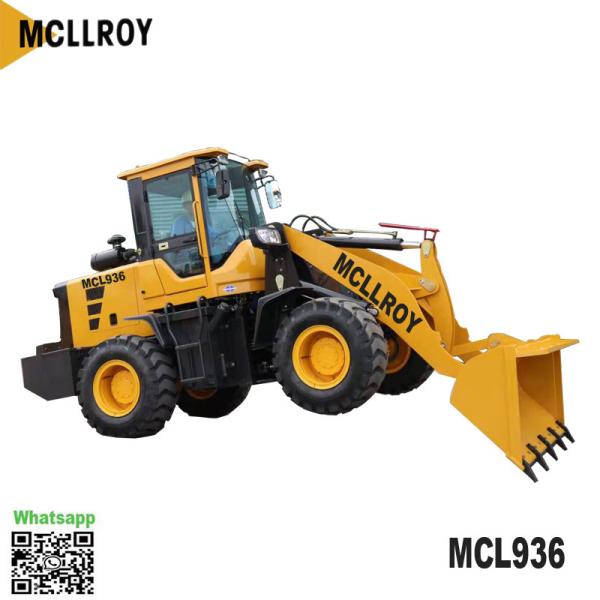 Construction Little Wheel Loader Small With 1.1m3 Bucket 2000kg Rated Load