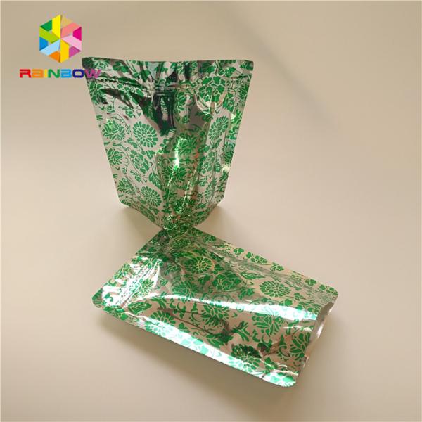 Стойте вверх Зиплок пластиковые мешки упаковывая выровнянный алюминиевой фольгой пакетик чая зеленого цвета порошка Матча