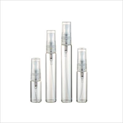 3ml 5ml 8ml 10ml Amber Glass Spray Bottles Screw On PP Small Glass Spray Bottles