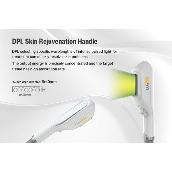 2 poignées OPT SHR IPL Laser épilation machine de beauté de rajeunissement de la peau