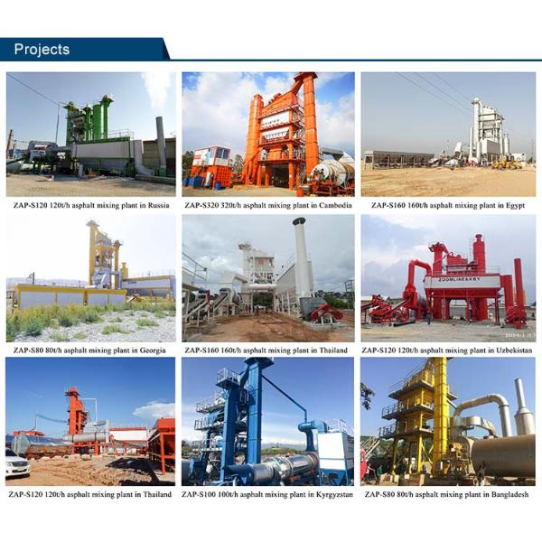 завод/битум смешивания серии асфальта 120тф кладя заводы 12 месяца гарантии