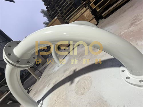 Light Weight Wear Resistant Ceramic Lined Pipe Fitting Customized Length For Mining Industry