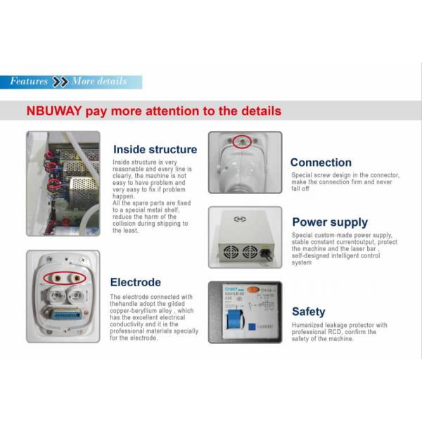 Portable diode laser hair removal machine