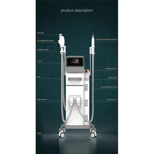 Ice Cool Ipl Hair Removal Tattoo Pigment Remover Picosecond RF Laser Machine
