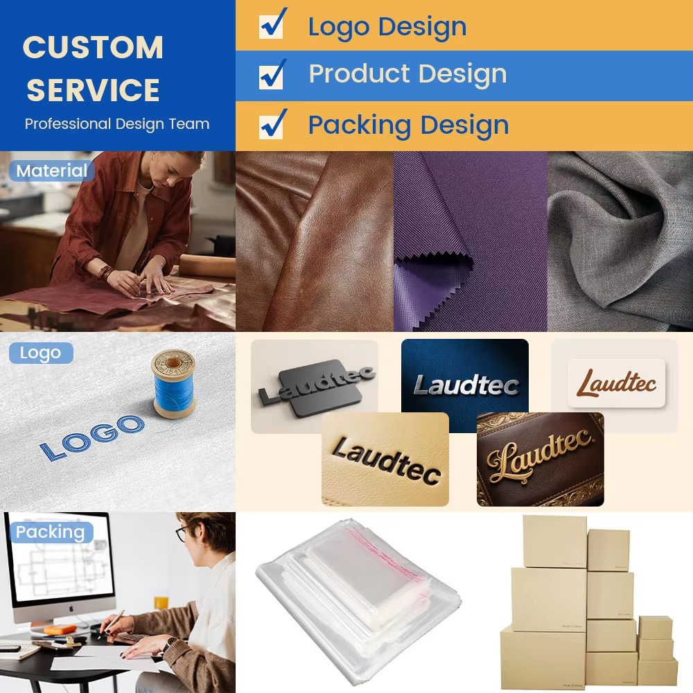 For Laudtec Customized 15.6 Inch Laptop Bag Solid Color Business Style Portable Messenger Sleeve Pouch Zipper Made Durable Wholesale OEM/ODM/Private Label