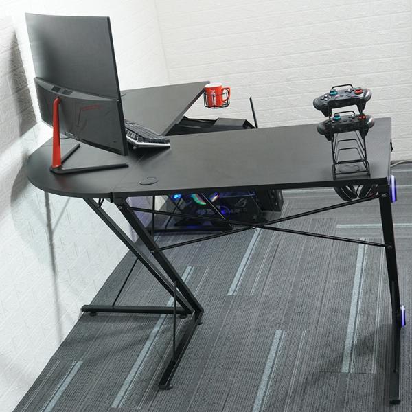 Ergonomic Gaming Table Height Adjustable Gaming Light Desk with L*W*H 1300*500*782mm