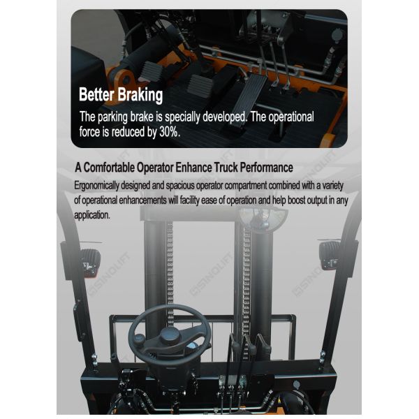 SINOLIFT 4.0-5.0T INTERNAL COMBUSTION COUNTERBALANCED INTERRALANCED FORKLIET