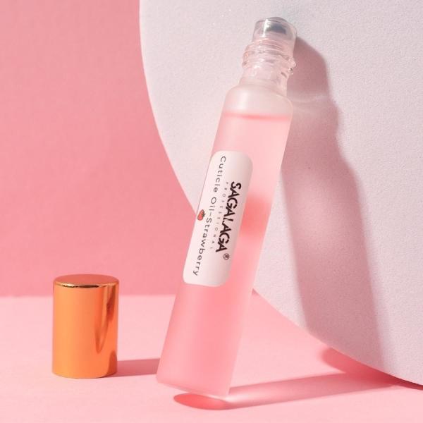 Custom Scents 1 Kg Aluminum Nail Revitalizer Roller Pen MSDS Certified Cuticle Oil in Rose Pink Blossom Scent for Nails
