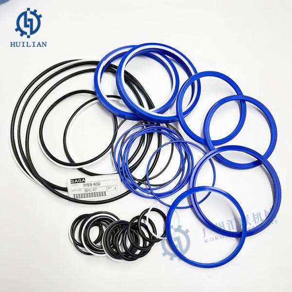 Hydraulic Cylinder Seal Kit For Excavator Breaker Hammer Seal Kit Hydraulic Spare Parts Seals SAGA MSB600 MSB700 MSB900