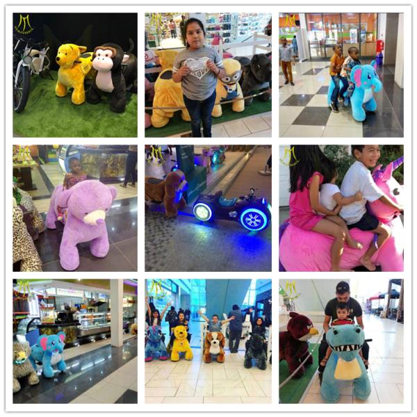 Hansel kid riding horse toy motorized animal scooters for shopping mall