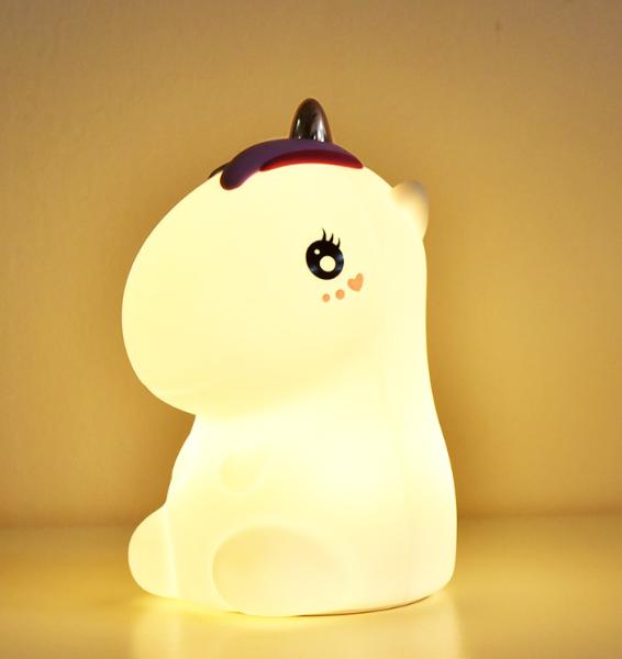 1200mA Bedroom LED Night Light , Silicone DC5V Unicorn Room Light