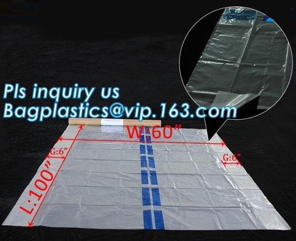 top covers clear plastic window covers printed pallet covers, Jumbo PE Plastic Type Reusable Pallet Cover, Gusseted Side