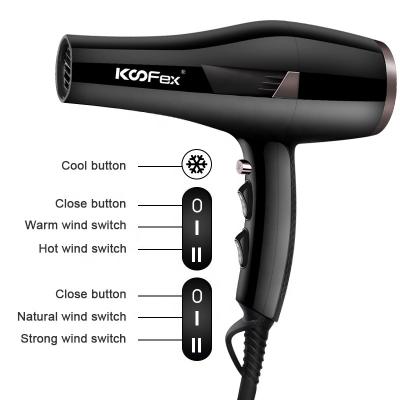 Secador de cabelo portátil ultraleve do agregado familiar com difusor Multiscene 1800W