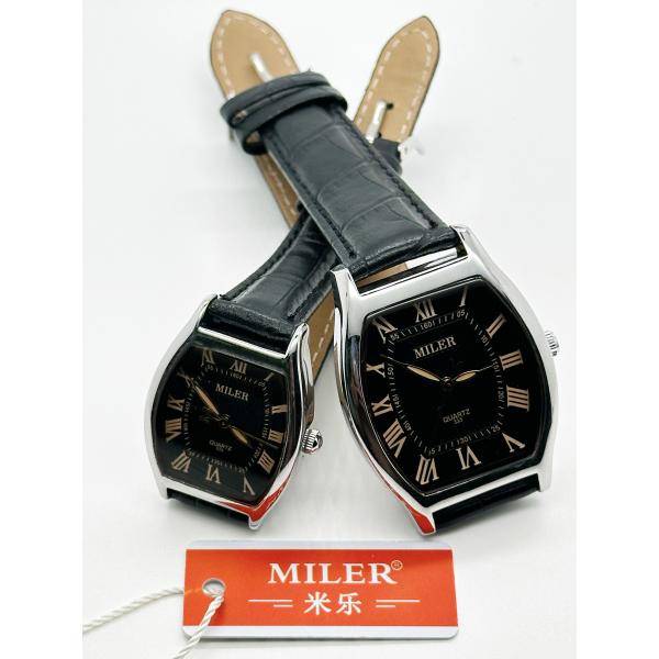 Светящиеся кварцевые часы для пар с подлинной кожаной лентой