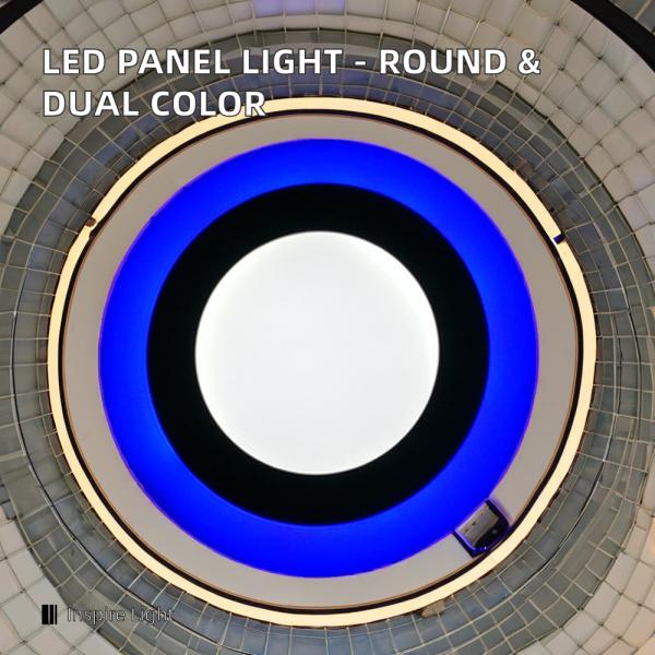 Surface Mounting 6 3W LED Panels Lighting with Double Color and High Luminous Efficiency