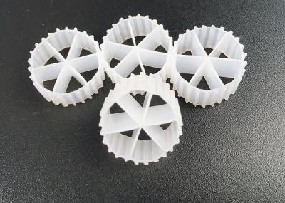 Meios de filtro K1 plásticos hidrófilos de MBBR 6 furos para o tratamento da água