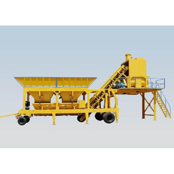 Best selling products mobile concrete batching plant price