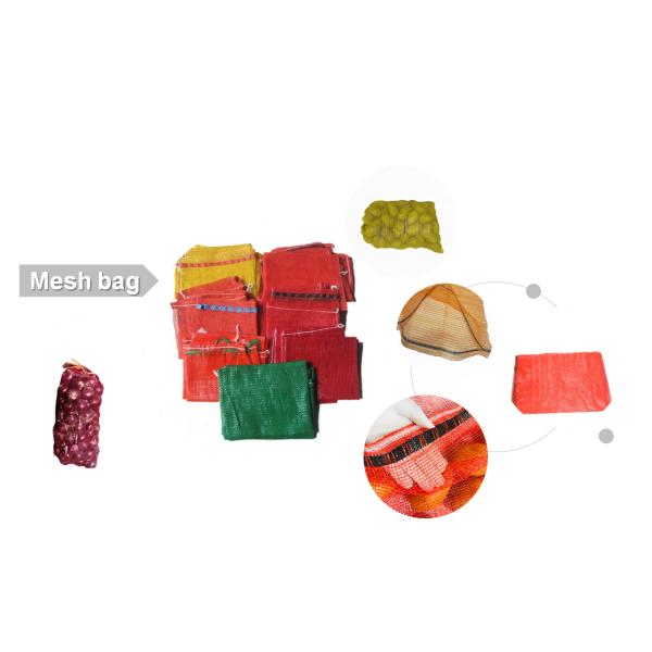 Packaging Solution Purple Polyethylene Raschel/Leno Mesh Bag for Potatoes and Vegetables