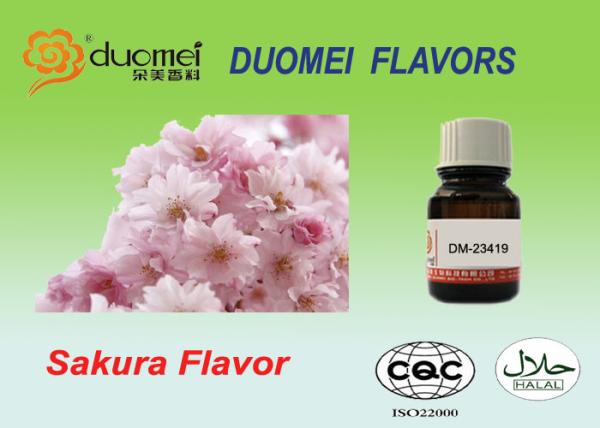 Bright Sweet Fruit Taste Sakura Flavor Soft Drink Concentrate For Drink