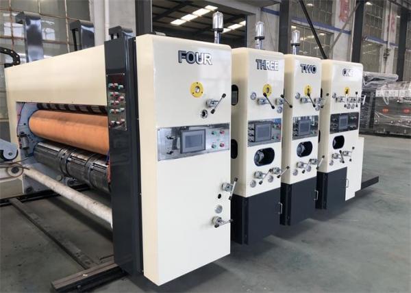 Corrugated Board Flexo Water Ink Printer Slotter Die-Cutter stacker Machine