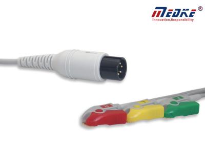 Um IEC de 3 Leadwires comprime o cabo paciente de Undetachable Comen ECG