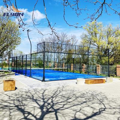 Green Padel Tennis Court Easy Installation For Performance