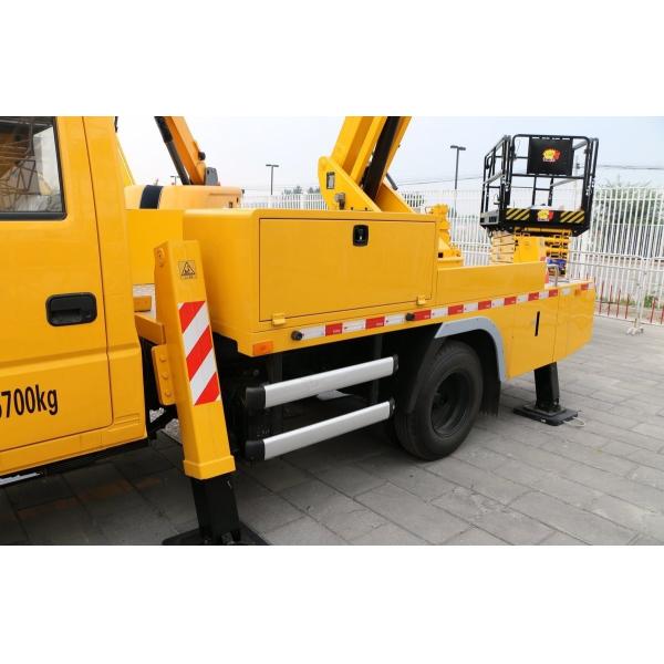 Tipo de automóvil Jaula aérea hidráulica Camiones de trabajo aéreo Vehículo