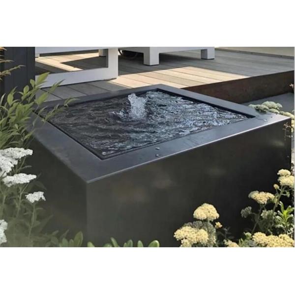 особенность поверхности грунтовых вод фонтанов сада квадрата металла 800mm покрытая порошком стальная