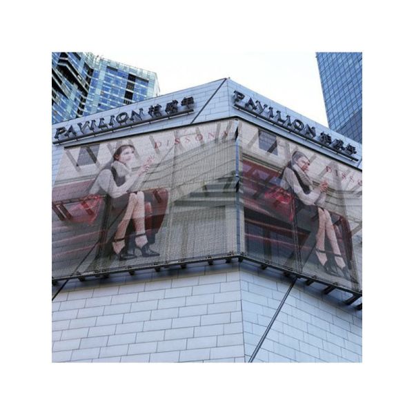 Lionled P15.6 Outdoor Transparent LED Billboard Display For Outdoor Advertising