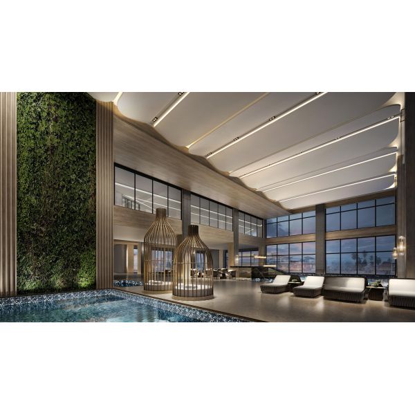 CUSTOM NEW CHINESE SOLID WOOD HOTEL FURNITURE | RESTAURANT DINING SET, SPA POOL LOUNGE CHAIR & LOBBY CONSOLE TABLE, NATURAL TIMBER MATERIAL, ZEN ORIENTAL RESORT BESPOKE FURNISHINGS WITH HANDCRAFTED