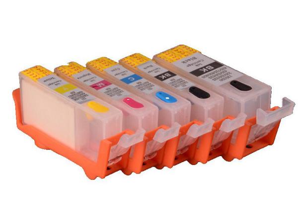 PGI 650 CLI 651 PGI 750CLI  Canon Replacement Ink Cartridges With Black / Yellow
