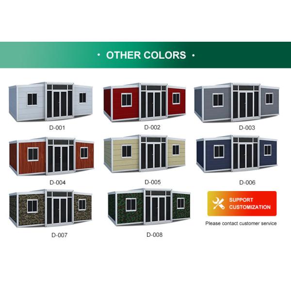 20FT Expandable House Container Manufacturer Easy To Move Three-in-one Variety Of Colors