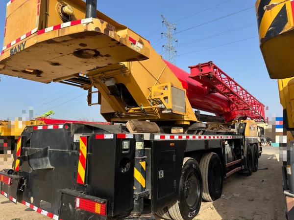 Sany 80T Truck Crane STC800T6 Heavy Lifter Lifting Cranes Used Crane 2019