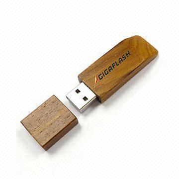 Memoria USB de madera AT-101O de la forma cuadrada