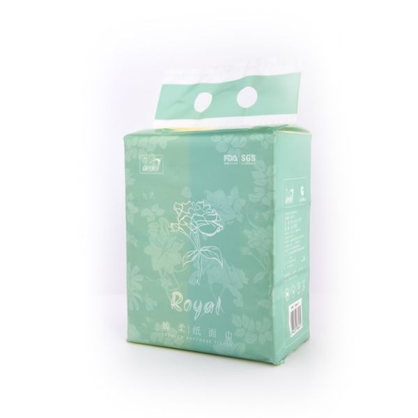 Skin Friendly Ultra Soft Bamboo Facial Tissue 100% Virgin Bamboo Pulp Face Tissues